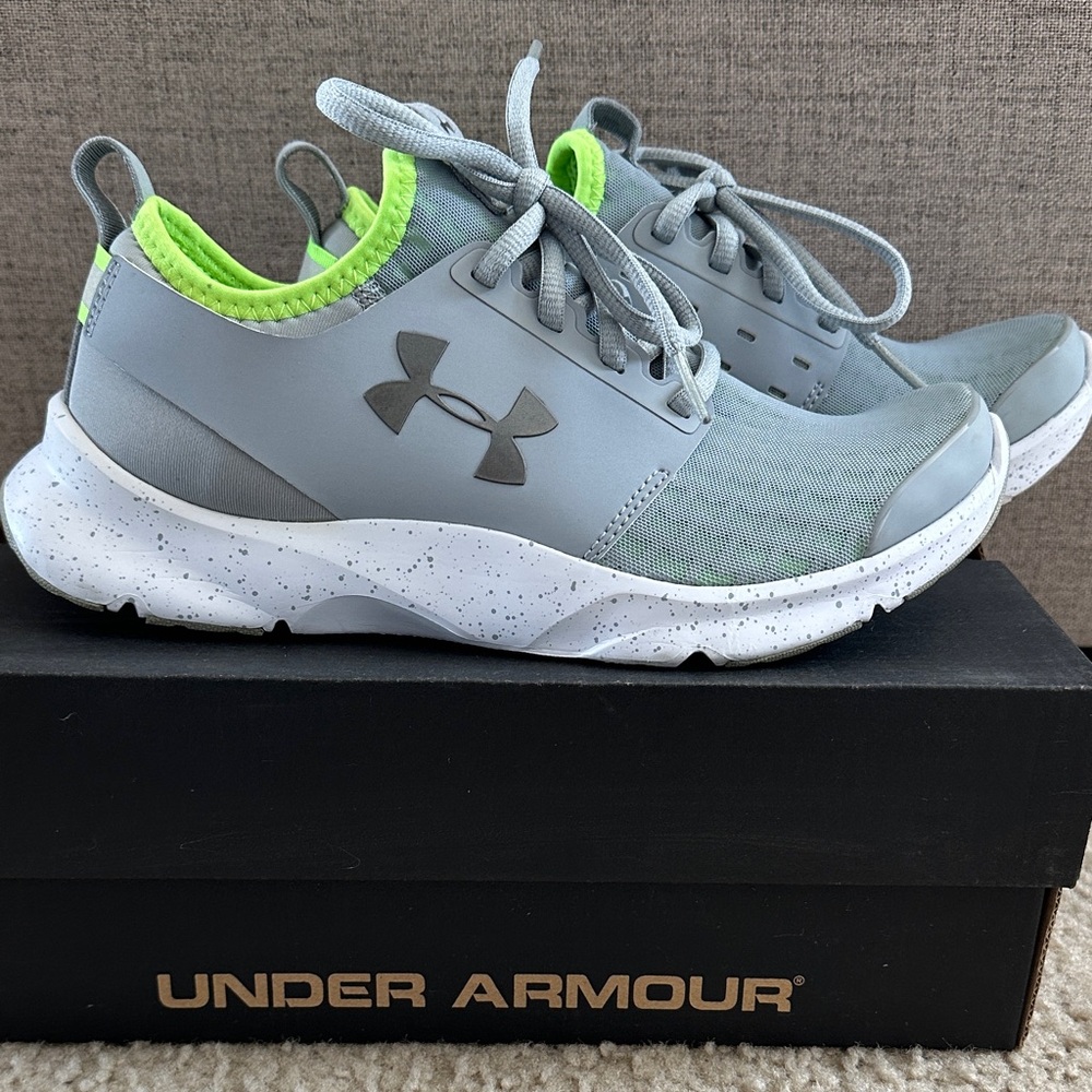 Under Armour Women’s Sneakers - Gray and Neon Green - Picture 2 of 7